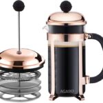 Agaro Royal French Press Coffee And Tea Maker, 4 Cups Coffee Maker(Copper)