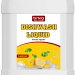 Wng Dishwash Gel Anti-Bacterial Dish & Utensil Cleaning Gel 5Ltr Dish Cleaning Gel Dish Cleaning Gel(Lemon, 5 L)