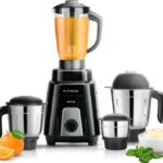 Longway Kratos 1000 W Juicer Mixer Grinder(Kratos | 4 Jars | Black)