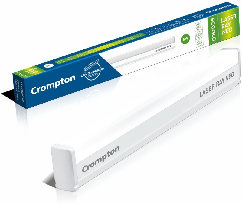 Crompton Laser Ray Smile 5W 5 W 33 Cm Tube Light(White)