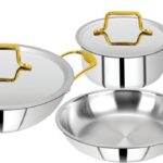 Bergner X Vikas Khanna Special Cookware Set(Triply, 5 – Piece)