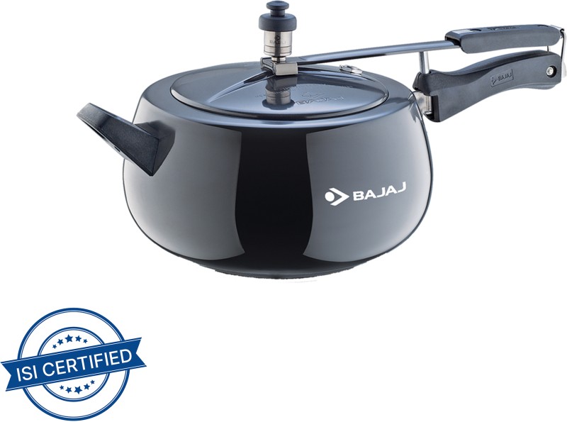 Bajaj New Shakti 5Hd Ha Handi With Ib 5 L Inner Lid Induction Bottom Pressure Cooker(Hard Anodized)