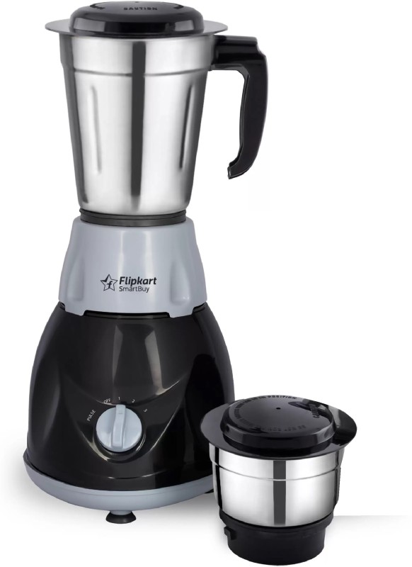 Flipkart Smartbuy Storm Max Powerchef 500 W Juicer Mixer Grinder(Storm Max Powerchef | 2 Jars | Black)