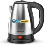 Longway Kestro 1500 W With Stainless Steel Body For Boiling, Making Tea, Coffee, Soup Electric Kettle(1.5 L, Silver)