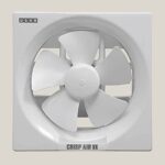 Usha Crisp Air Vx Exhaust Fan | 150Mm Sweep Size | 240Mm Duct Size | 100% Copper Motor | 2 Year Warranty | (White)