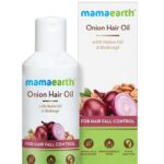 Mamaearth Onion Oil For Hair Regrowth Hair Oil(150 Ml)