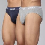 Levi’S Men Contoured Double Pouch, Tag Free Comfort & Smartskin Technology Style# 009 Neo Brief