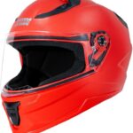 Studds Raider Street Motorbike Helmet(Red)