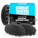 Bombay Shaving Company Charcoal Massage Soap100G | Pack Of 3