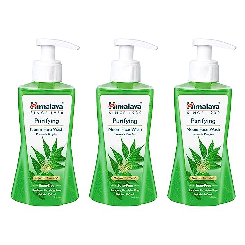 Himalaya Herbals Purifying Neem Face Wash, 200Ml (Pack Of 3)