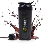 Oddish Way To Fitness Classic Bottle 700Ml Shaker With Whisk Ball 700 Ml Shaker(Pack Of 1, Black, Plastic)