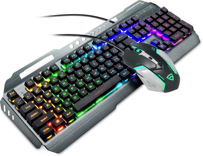 Raegr Rapidgear X70 Gaming Keyboard & Mouse Set | Made Of Aluminium Body Combo Set