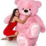 Osjs Cool Pink 3 Feet Teddy Bear Pink Teddy Bears Huggable/Valentine/Loveable For Someone Special  – 90.1 Cm(Pink)