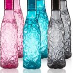 Flipkart Smartbuy Designer Mosaic Bottle – 1000Ml – Pet(Pack Of 6, Multicolor, Plastic)