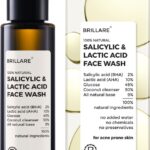 Brillare Salicylic & Lactic Acid , Acne Prone Skin, 100% Natural Facewash Face Wash(100 Ml)