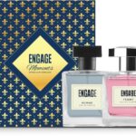 Engage Gift Set Moments Unisex Perfume, Long Lasting Fragrance Pack Of 2 Wedding Hamper Eau De Parfum  –  200 Ml(For Men & Women)