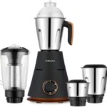 Bajaj Military Series 750 W Mixer Grinder(Ninja Series Virtue 4 Jars Mixer Grinder 2000 Rpm Motor | 4 Jars | Black)