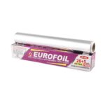 Eurofoil Food Wrap Aluminium Foil 25 Mtr (20+5) | Food Grade Strong & Durable Foil | For Packing, Wrapping, Cooking, Baking & Grilling | Non-Stick Multipurpose Parchment Paper | Keeps Food Fresh