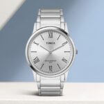 Timex Silver Dial Stainless Steel Analog Watch  – For Men