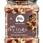 Drydelight Organic Premium Mix Dry Fruit | Healthy & Tasty | Almonds, Cashews, Raisins, Apricots, Kiwi, Assorted Seeds & Nuts(200 G)