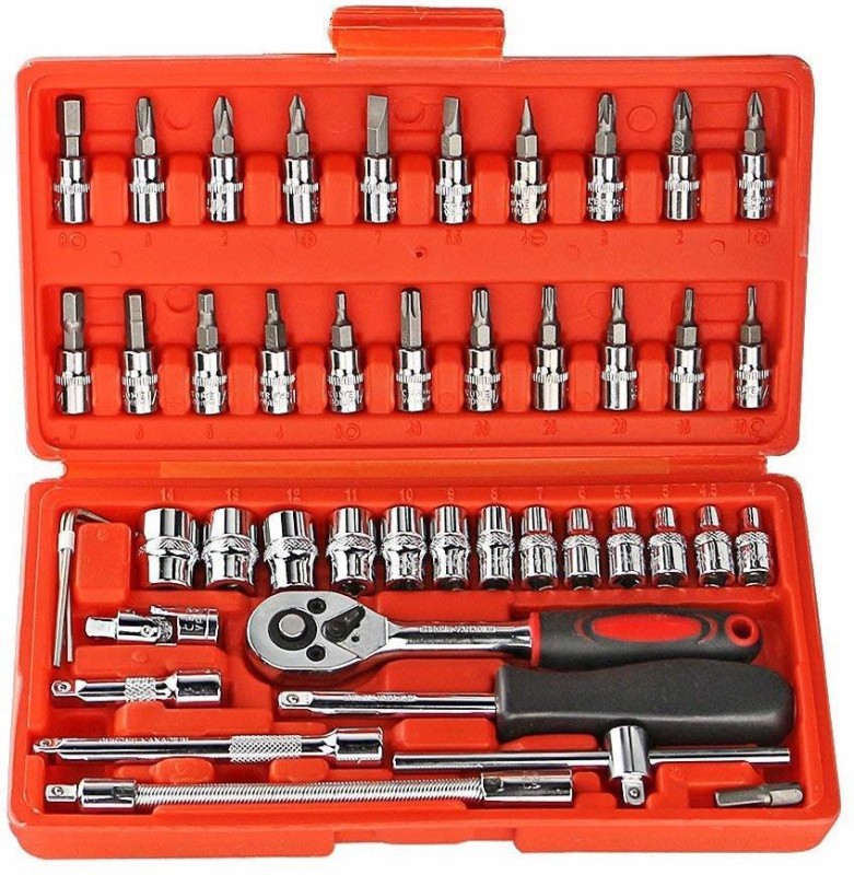 Eyeseek Sockets & Socket Set Car Repair Tool Ratchet Wrench Combo Tools Kit Socket Set(Pack Of 1)