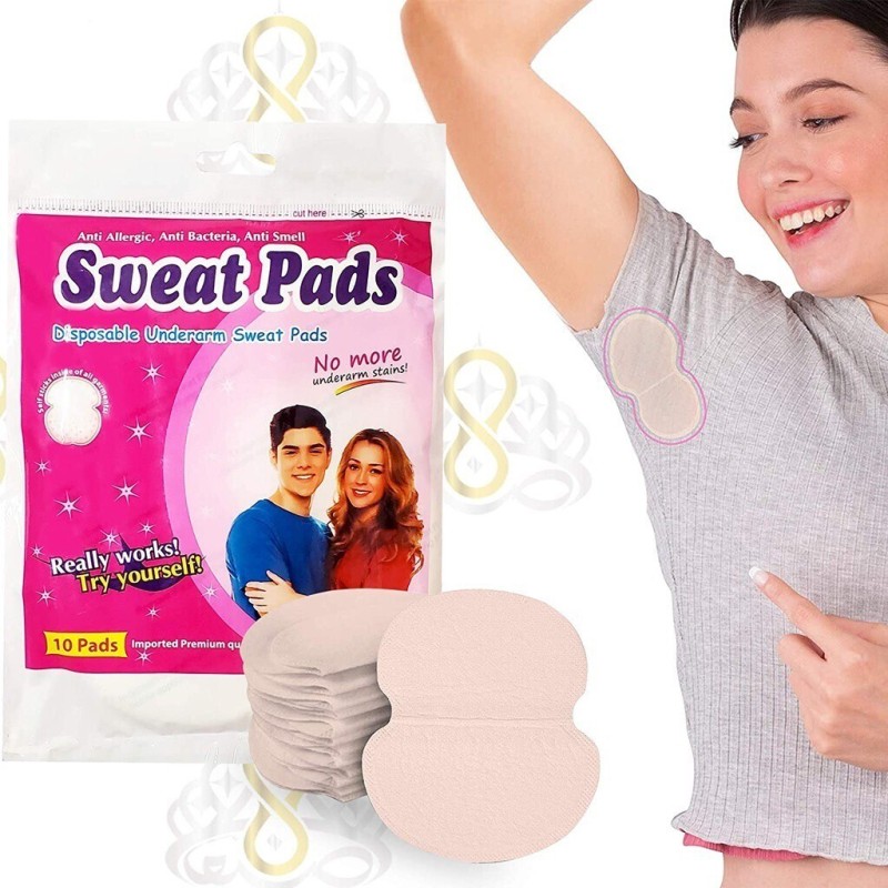 Elecsera Underarm Sweat Pads Unisex Disposable Highly Absorbent, Anti-Smell Sweat Pads Sweat Pads