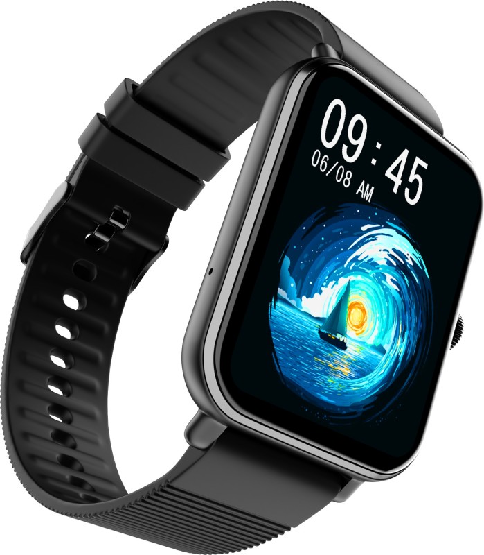 Alt Goat, 1.78 Amoled Display, Single Chip Bluetooth Calling, 100+ Watchfaces, Ip68 Smartwatch(Black Strap, Free Size)