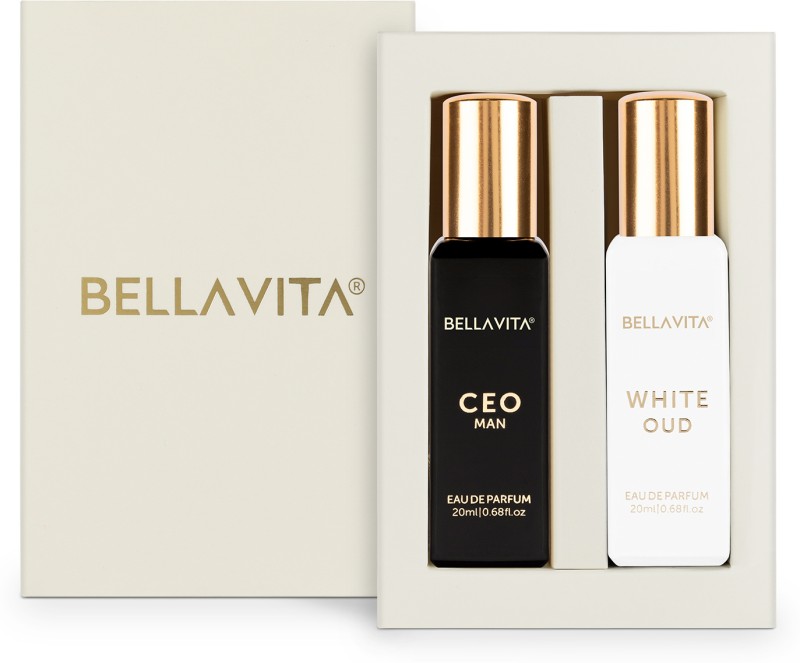 Bellavita Ceo Man Perfume & White Oud Perfume Combo| Citrus & Woody Notes |Long Lasting| Eau De Parfum  –  40 Ml(For Men & Women)