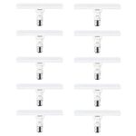 Philips 10W Led Lamp Base B22 Linear (Crystal White, Pack Of 10)