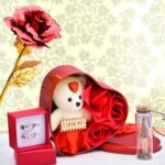 The Click India Message Pills, Soft Toy, Artificial Flower, Jewellery Gift Set