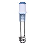 Havells Plastic Hb10 1000 Watts Immersion Heater|Isi Mark Heavy Duty 3 Pin Moulded Plug,Touch Protection Cover|Waterproof,Heating Indicator,Nickel Plating,Warranty: 2 Year Comprehensive|(White Blue)