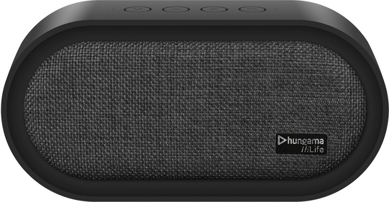 Hungama Hilife Groove 101 Speaker With Tf Card Slot, Up To 12H Playback, Get 12 Months Hungama Music & Play Subscription For Free 5 W Bluetooth Speaker(Black, Mono Channel)