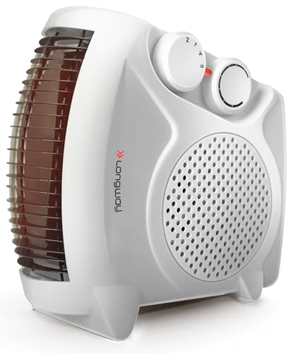 Longway Hot Max 2000/1000 W Fan Room Heater With Isi Approved (White)