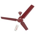 Bajaj Frore Turbo Bldc 1200 Mm 5 Star Rated Ceiling Fans For Home | Bee Stars Rated Energy Efficient Ceiling Fan | 100% Copper Motor | 2 Years Warranty | Red Walnut