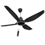 Kuhl Brise E4 1320 Mm 65% Power Saving Bldc Ceiling Fan | Bee 5 Star Rated & Isi Marked | High Air Flow | 5 Year Warranty On Motor | Free Installation | Black