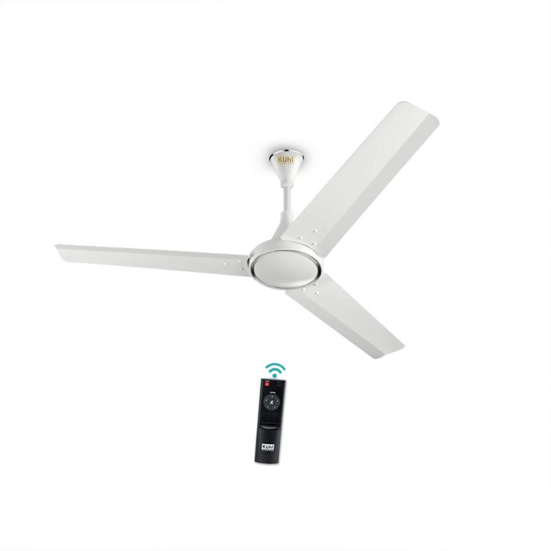 Kuhl Prima A4 5 Star 1200 Mm 3 Blade Ceiling Fan(White | Pack Of 1)