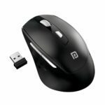 Portronics Toad 32 Wireless Mouse With 6 Buttons, 2.4 Ghz Connectivity, 10M Working Range, Ergonomic Design, Adjustable Optical Dpi, Auto Power Saving, For Laptop & Pc (Black)