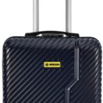 Wrogn Vivid-Light-Weight & Durable Polycarbonate Blue Hard Luggage Check-In Suitcase 8 Wheels – 20 Inch