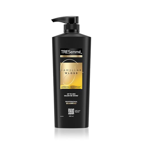 Tresemme Lamellar Gloss Shampoo 580Ml With Amino Gloss Complex | Salon-Like Glossy Hair| Shiny And Smooth Hair