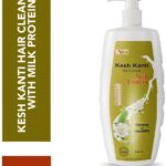 Patanjali Kesh Kanti Milk Protein Hair Cleanser Shampoo, Prevents Dryness(650 Ml)