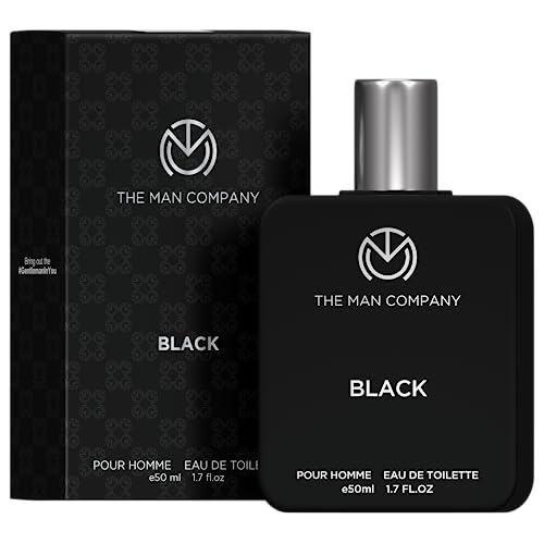 The Man Company Black Edt Perfume For Men – 50Ml, Premium Long Lasting Fragrance Spray, Gift For Him – Fresh