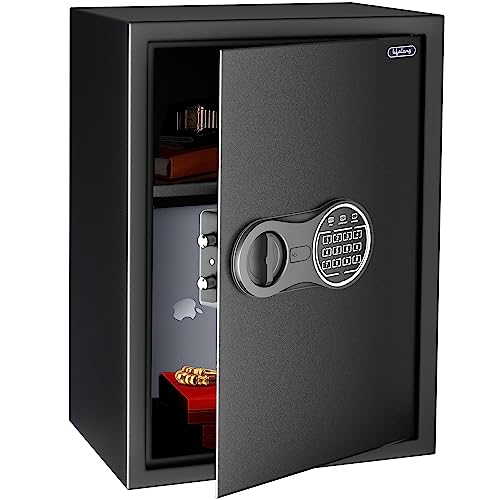 Lifelong Locker For Home & Office 56L – Digital Safe For Security With Electronic Keypad- Safety For Jewellery, Money & Other Valuables – Tijori Box (1 Year Manufacturer’S Warranty, Black)