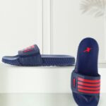 Sparx Men Slides(Red, Blue , 9)