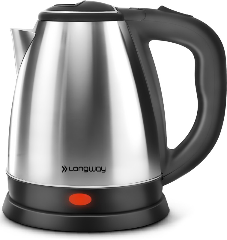 Longway Kestro 1500 W With Stainless Steel Body For Boiling, Making Tea, Coffee, Soup Electric Kettle(1.5 L, Silver)