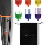 One Plus Op 17 Cordless Professional Hair Trimmer Titanium Coated Blade Waterproof Trimmer 120 Min  Runtime 12 Length Settings(Black)