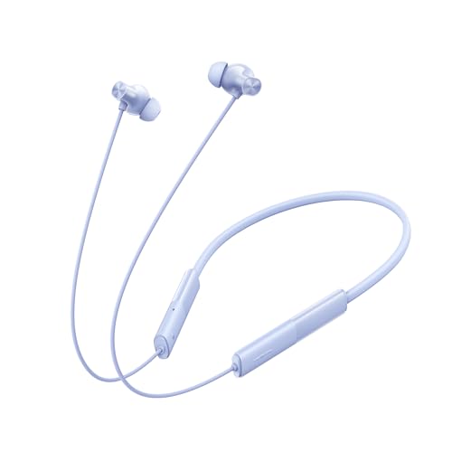 Realme Buds Wireless 3 Neo In Ear Bluetooth Neckband With 13.4 Mm Dynamic Bass Boost Driver,Upto 32 Hours Playback,Fast Charge, Ai Enc,45Ms Low Latency,Ip55 Dust&Water Resistannt&Bluetooth V 5.4,Blue