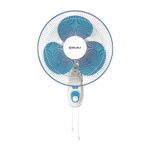 Bajaj Frore Neo 400 Mm Wall Mount Fan|Wall Fan For Kitchen & Home| Smooth Oscillation|100% Coppermotor| Highair Delivery|3-Speed Control| Rust Free| 2-Yr Warranty Blue