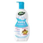 Dabur Baby Oil: Non – Sticky Baby Massage Oil With No Harmful Chemicals |Contains Jojoba , Olives & Almonds | Hypoallergenic & Dermatologically Tested With No Paraben & Phthalates – 500 Ml