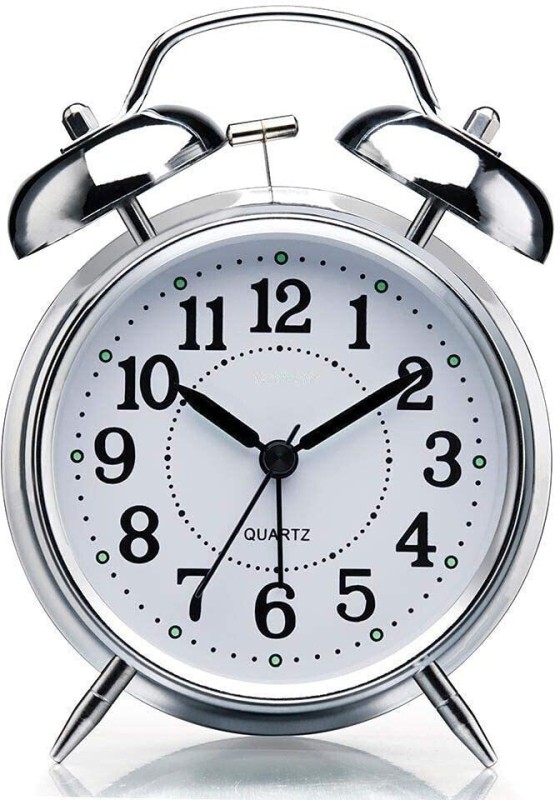 Searegal Analog Silver Clock