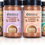 Bevzilla 75 Grams X 4 Flavoured Instant Coffee Powder |Strong Coffee Instant Coffee(4 X 75 G, Assorted Flavoured)